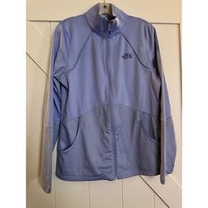 The‎ North Face Women's Blue Full Zip Fleece Lined Athletic Jacket Sz M